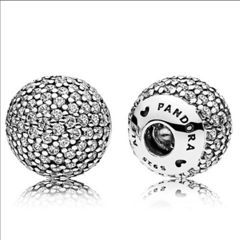 Pandora pave end caps